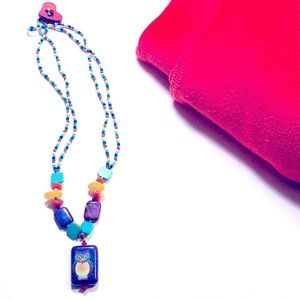 Artisan Crafted The Owl of Promise Rainbow Necklace by McGlamorous and Jesus